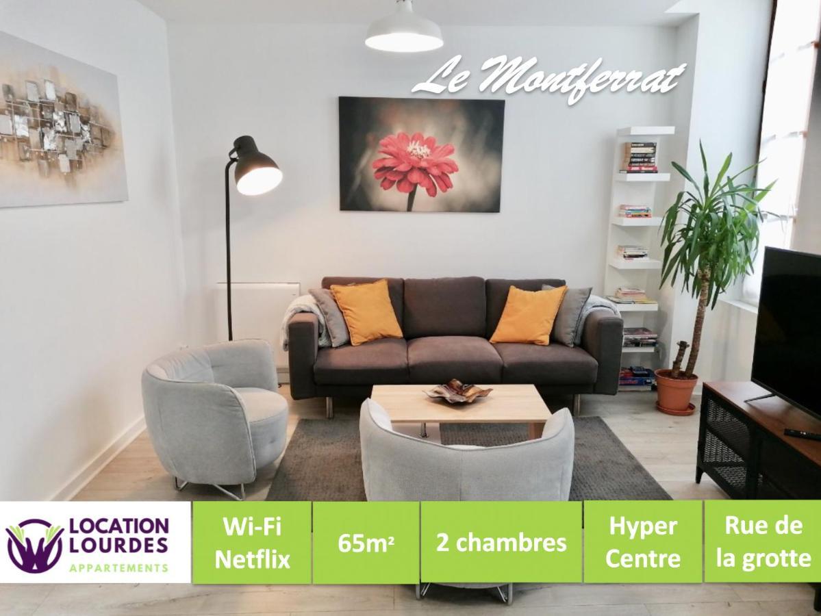 Le Montferrat - 65M2 - 2 Chambres - Rue De La Grotte - Hyper Centre Lourdes Ngoại thất bức ảnh