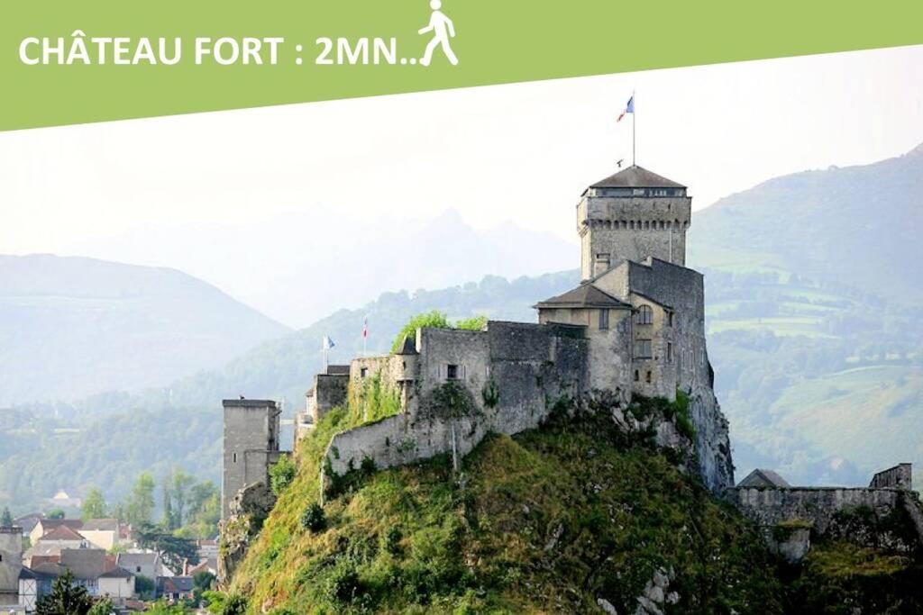 Le Montferrat - 65M2 - 2 Chambres - Rue De La Grotte - Hyper Centre Lourdes Ngoại thất bức ảnh